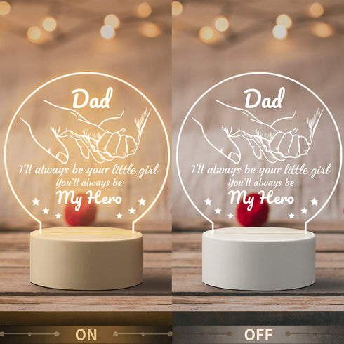 Dads Custom Night Light Ideal Gift for Special Occasions